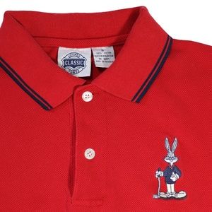 Embroidered Bugs Bunny Polo Shirt